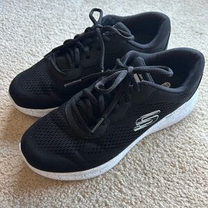 Skechers Women's Black and White Sneakers